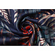 Chiffon Raso Lurex Zaridana Blu Navy Chiffon Raso Lurex Zaridana Blu Navy