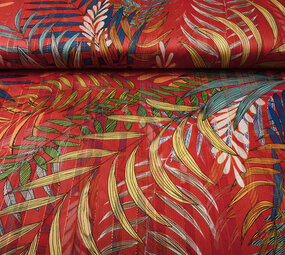 Chiffon Satin Lurex Zaridana Red Chiffon Satin Lurex Zaridana Red