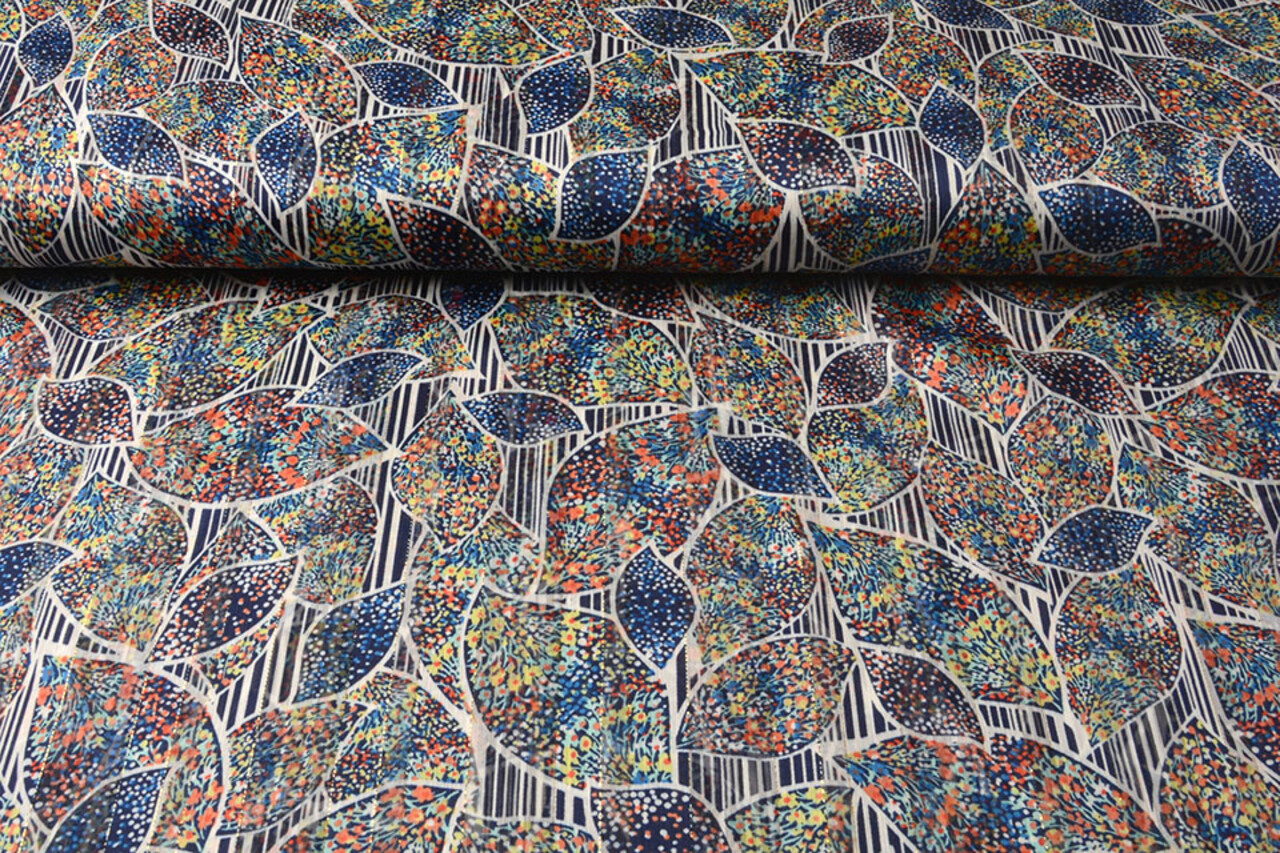 Mousseline Satin Lurex Matheba Multicolore 2 Mousseline Satin Lurex Matheba Multicolore 2