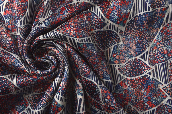 Mousseline Satin Lurex Matheba Multicolore 3