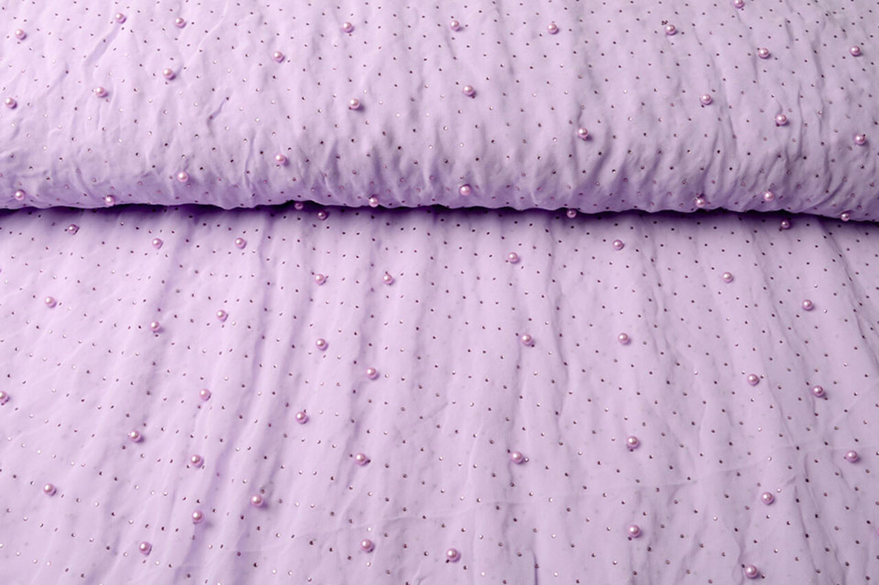 Hi Multi Chiffon Perle Pastell Flieder