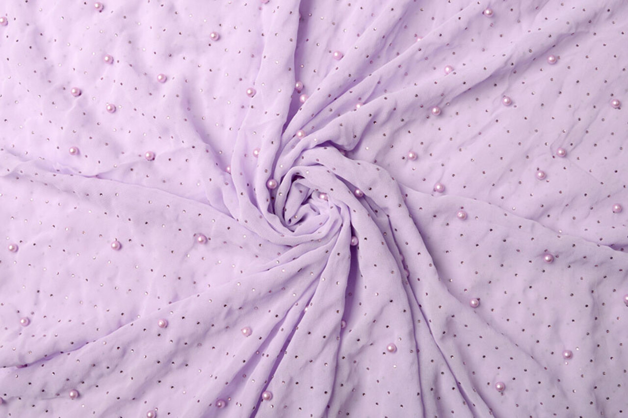 Hi Multi Chiffon Pearl Pastel Lilac Hi Multi Chiffon Pearl Pastel Lilac