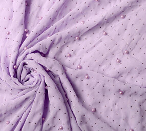 Hi Multi Chiffon Pearl Pastel Lilac Hi Multi Chiffon Pearl Pastel Lilac