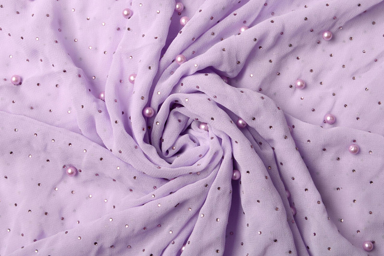 Hi Multi Chiffon Perle Pastell Flieder