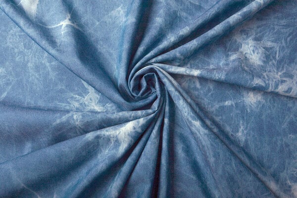 Jeans Tie Dye Medium Blue