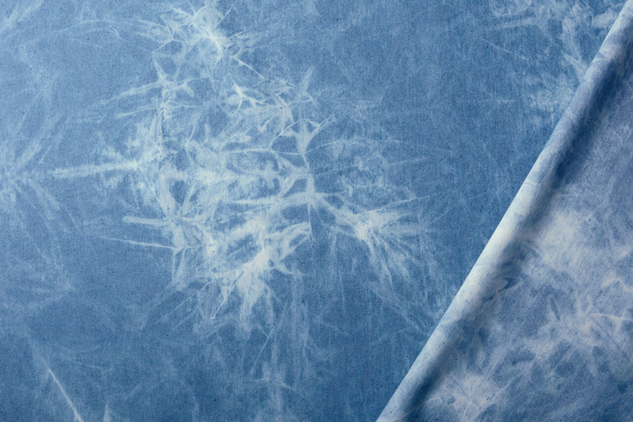 Jeans Tie Dye Medium Blauw Jeans Tie Dye Medium Blauw