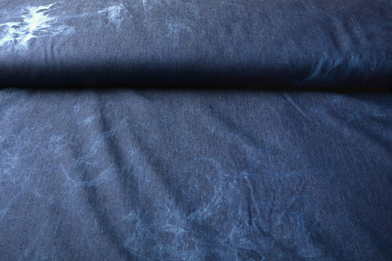 Denim Tie Dye Azul Oscuro