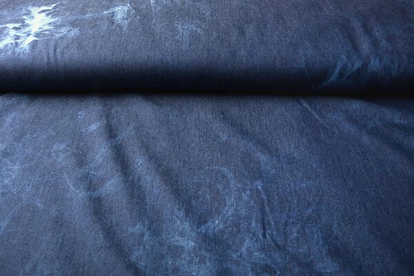 Jeans Tie Dye Bleu Foncé Jeans Tie Dye Bleu Foncé