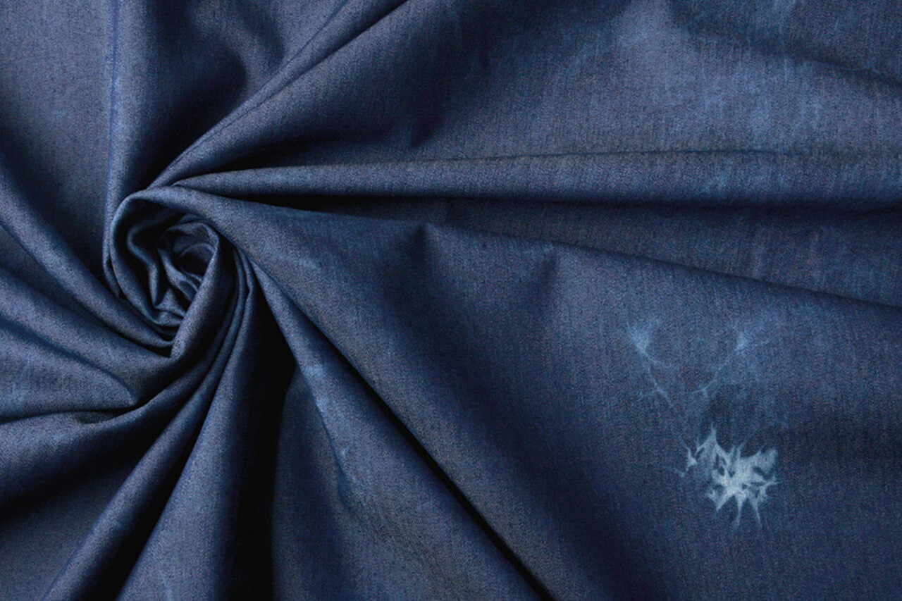 Denim Tie Dye Azul Oscuro