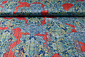 Mousseline Satin Lurex Timur Rouge