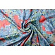 Mousseline Satin Lurex Timur Rouge