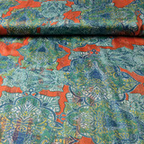 Chiffon Satin Lurex Timur Oranje Chiffon Satin Lurex Timur Oranje