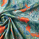 Chiffon Satin Lurex Timur Oranje