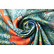 Chiffon Raso Lurex Timur Arancione Chiffon Raso Lurex Timur Arancione