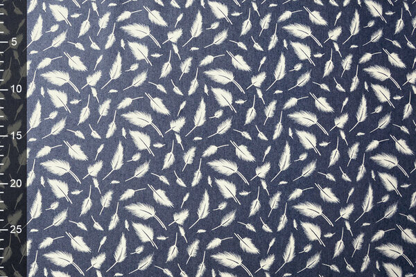 Printed Jeans Feather Dark Blue Printed Jeans Feather Dark Blue