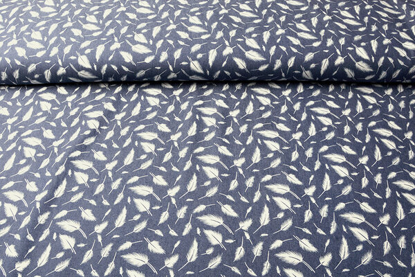 Printed Jeans Feather Dark Blue Printed Jeans Feather Dark Blue
