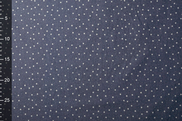 Bedrukte Jeans Sterren Donker Blauw