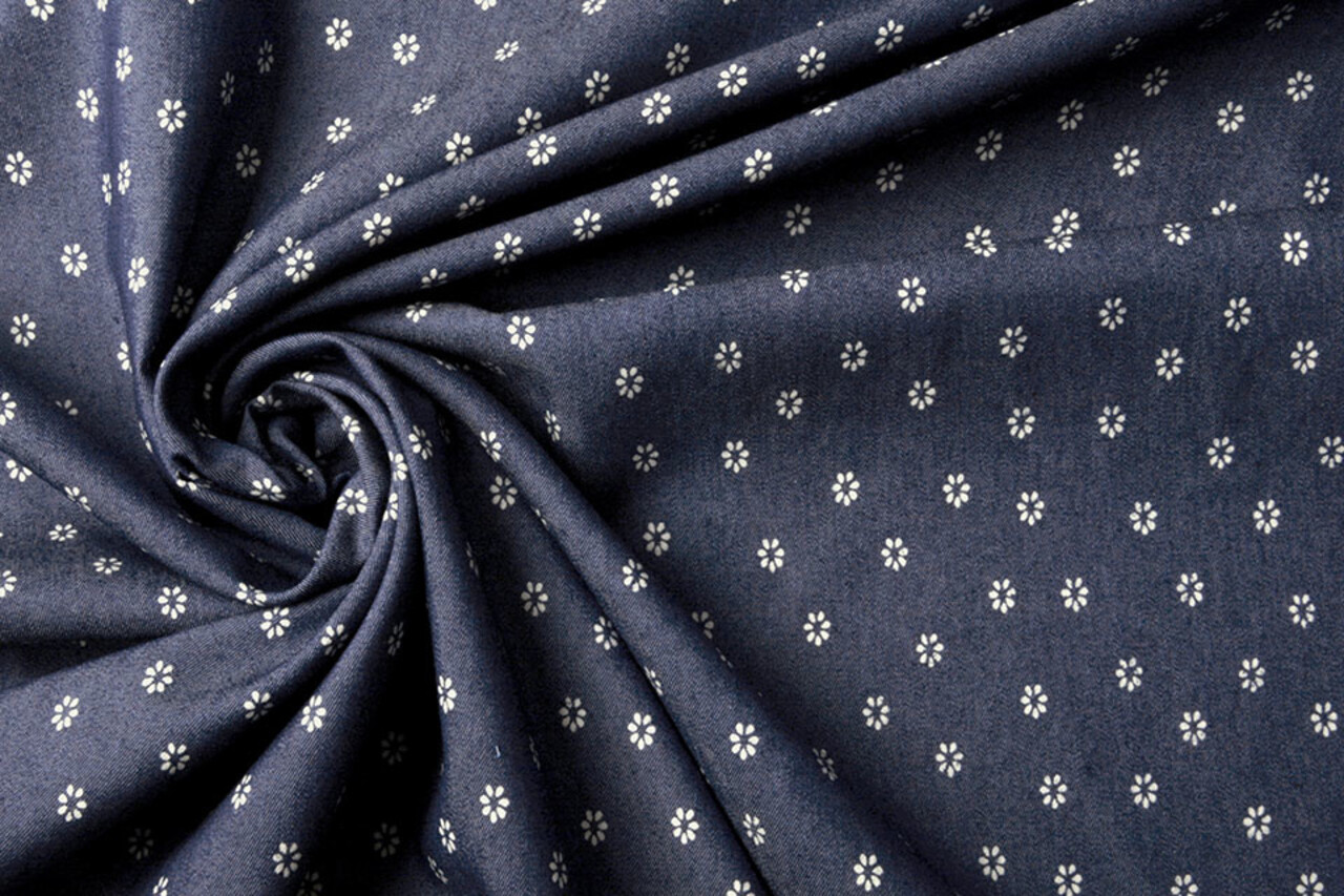 Bedruckte Jeans Margarita Dunkelblau Bedruckte Jeans Margarita Dunkelblau