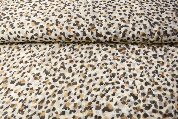 Silk Tencel Panther Swipes