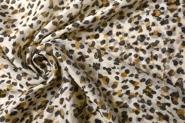 Silk Tencel Panther Swipes