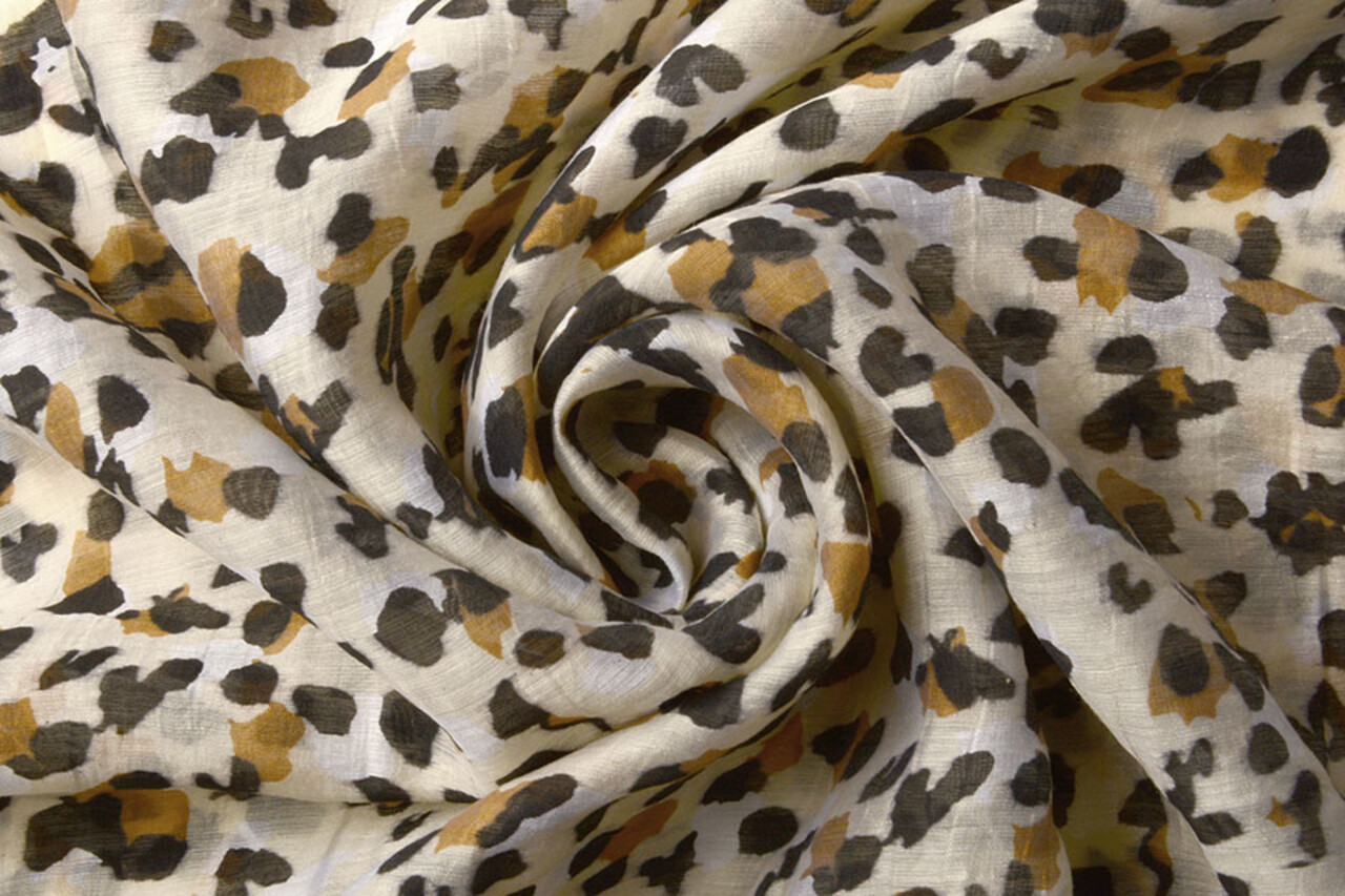 Silk Tencel Panther Swipes