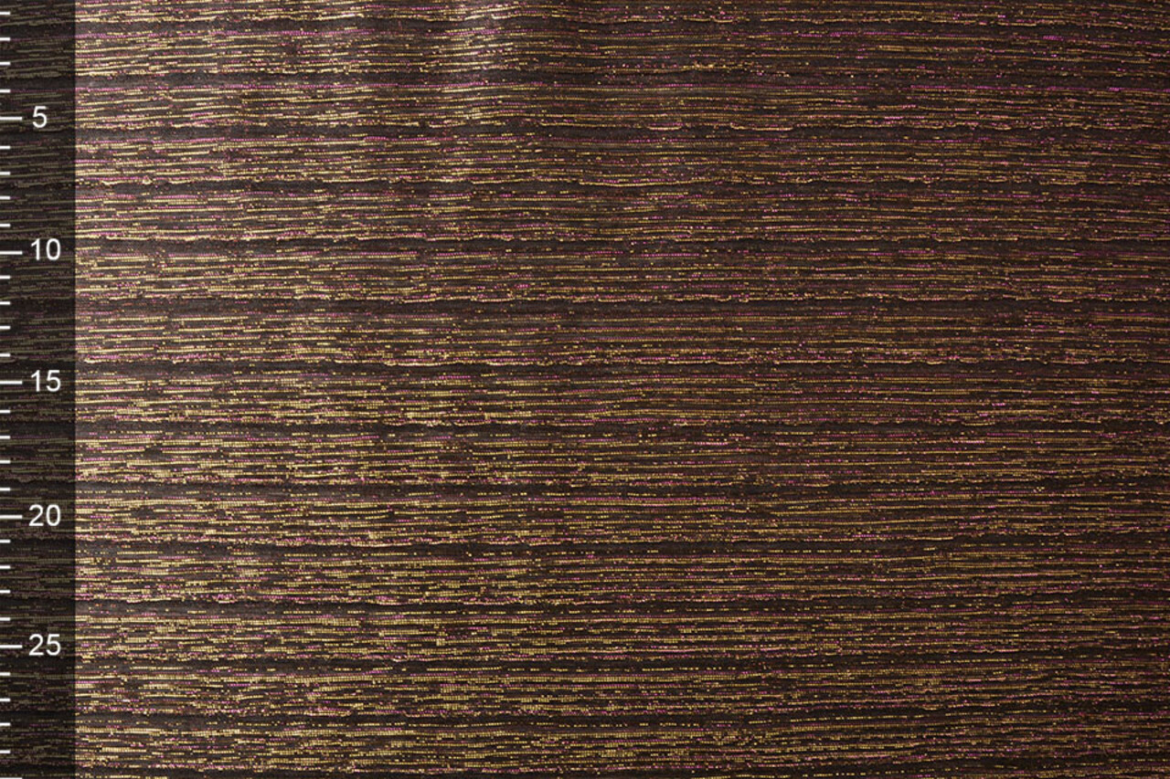 Lurex Plissée Alpenveilchen Gold Lurex Plissée Alpenveilchen Gold