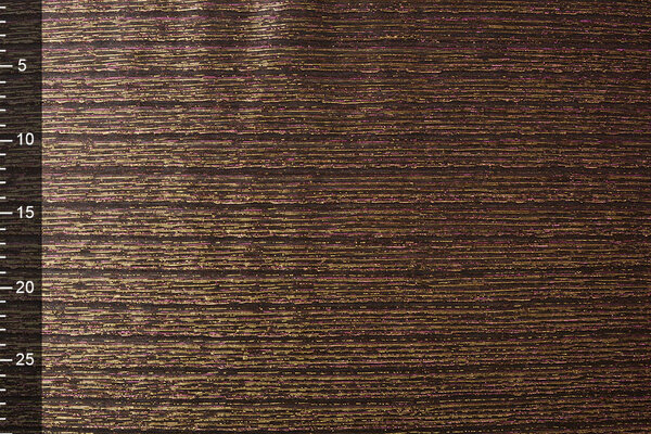 Lurex Plissé Cyclaam Goud