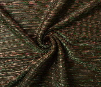 Lurex Pleated Green Red