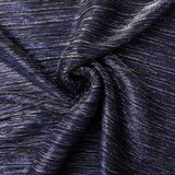 Lurex Plissée Königsblau Silber