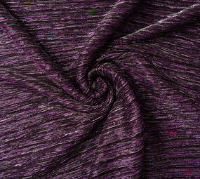 Lurex Pleated Purple Silver