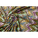 Pizzo All’uncinetto Zigzag Multicolore Pizzo All’uncinetto Zigzag Multicolore