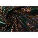 Paillettes sur Résille Plumes Vert Paillettes sur Résille Plumes Vert