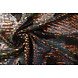 Paillettes su Mesh Piume Nero Paillettes su Mesh Piume Nero