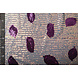 Paillettes su Mesh Piume Viola