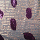 Sequins on Mesh Feather Purple