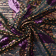 Sequins on Mesh Feather Purple