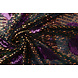 Paillettes sur Résille Plumes Violet Paillettes sur Résille Plumes Violet