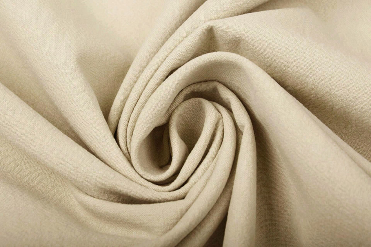 Oeko-Tex®  100% Washed Cotton Beige Oeko-Tex®  100% Washed Cotton Beige
