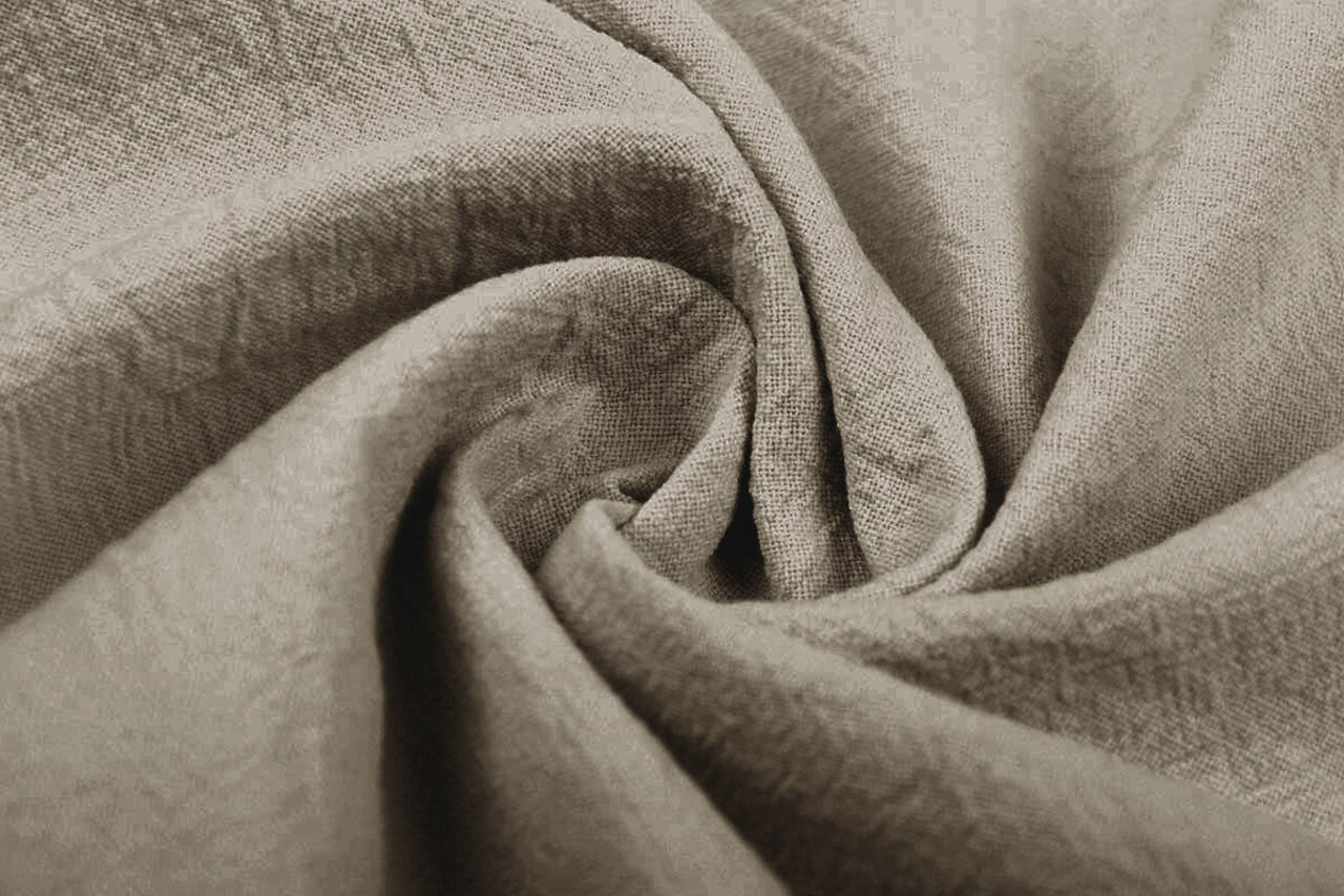 Oeko-Tex®  100% Gewaschene Baumwolle Taupe