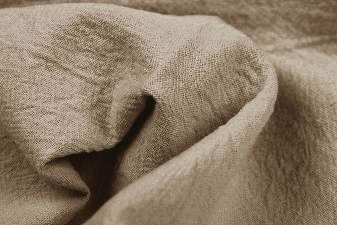 Oeko-Tex® 100% Gewaschene Baumwolle Dunkelbeige Oeko-Tex® 100% Gewaschene Baumwolle Dunkelbeige