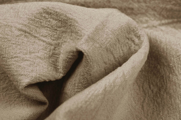 Oeko-Tex®  100 % Coton Lavé Beige Foncé