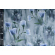 Scuba Crêpe Imprimé Bleu Coquelicot Bleu Scuba Crêpe Imprimé Bleu Coquelicot Bleu