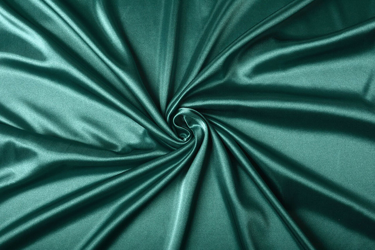 Charmeuse Voering Smaragdgroen Charmeuse Voering Smaragdgroen