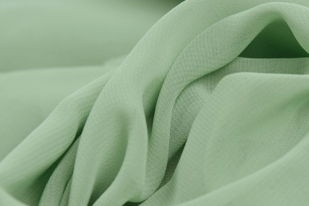 Hi Multi Chiffon Dunkel Mint Grün