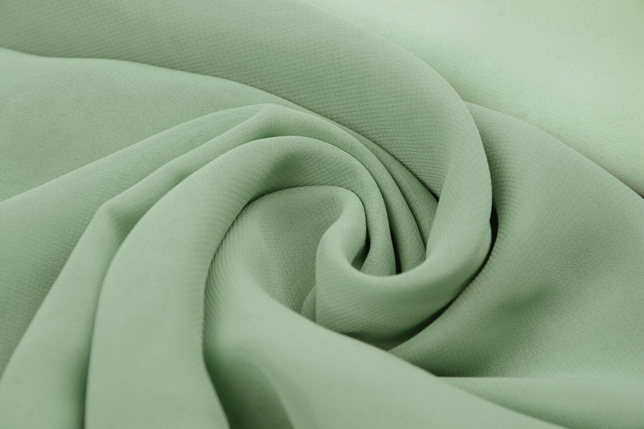 Hi Multi Chiffon Donker Mint Groen