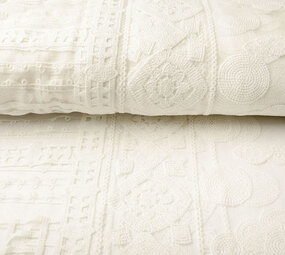 SpitzenStoff Häkeln Chloe Off White