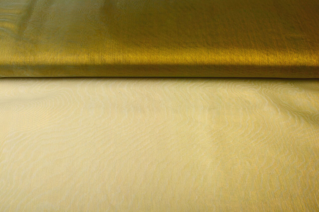 Organza Bicolore Or-Aqua