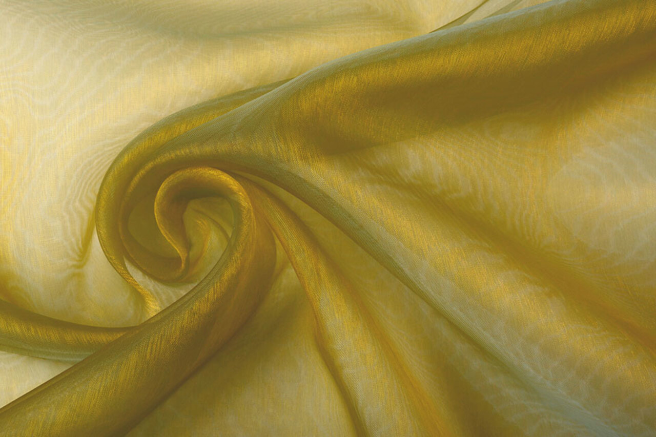 Organza Two-Tone Goud-Aqua