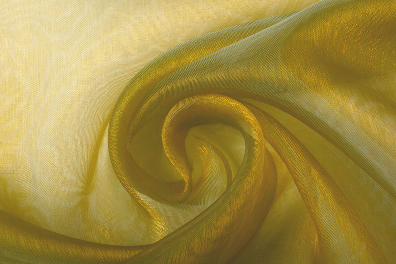 Organza Two-Tone Gold-Aqua