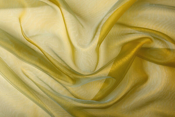 Organza Stoff Two-Tone Gold-Aqua Organza Stoff Two-Tone Gold-Aqua